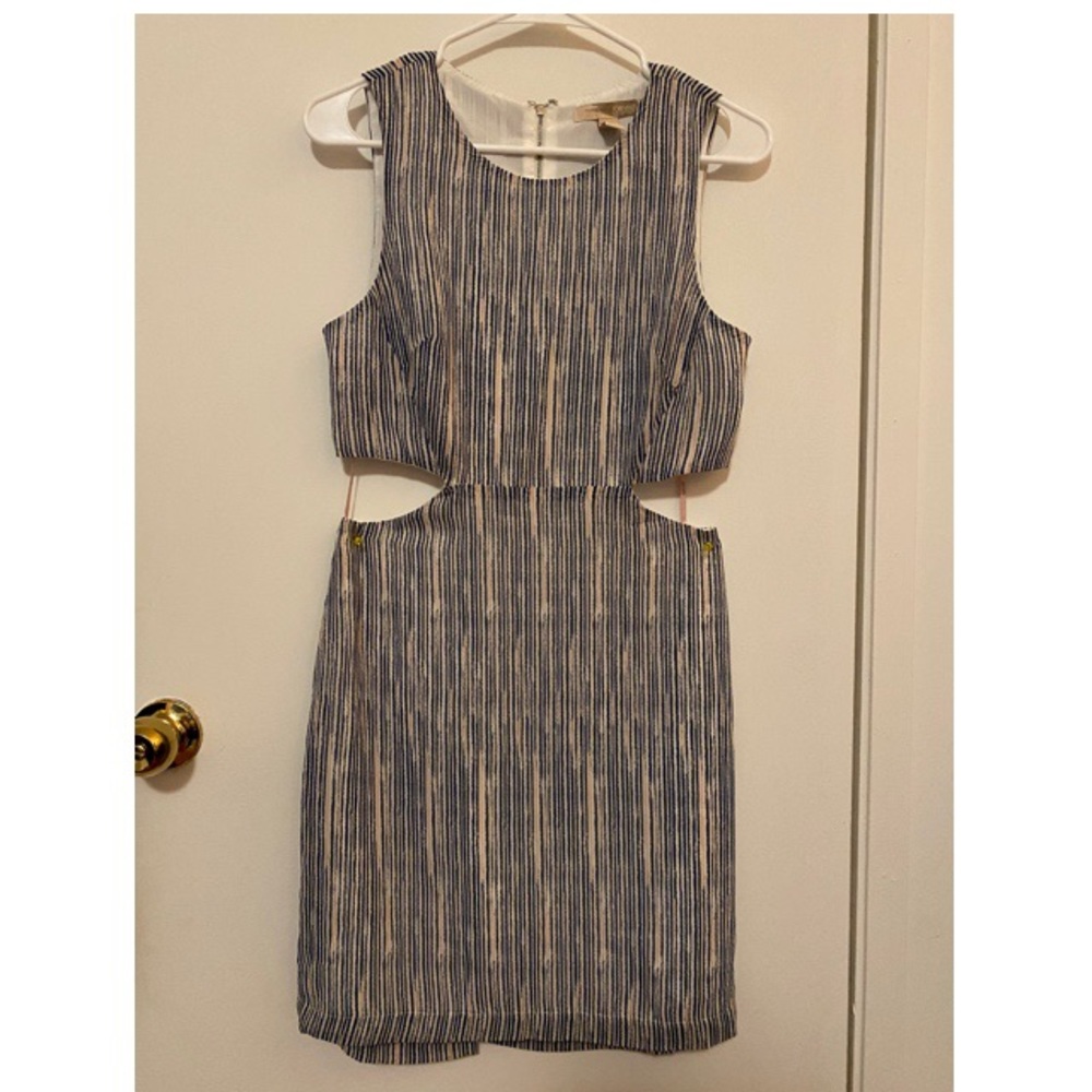 Forever 21 abstract dress with cuts